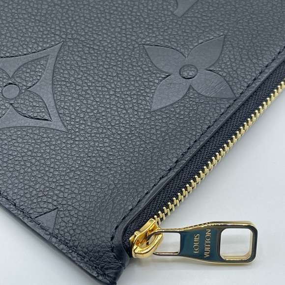 Louis Vuitton Neverfull Empreinte Monogram Pochette Clutch Wristlet Pouch Rare - Picture 3 of 15